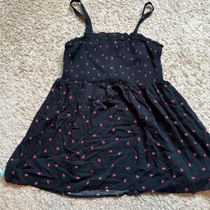 Black top with strawberries